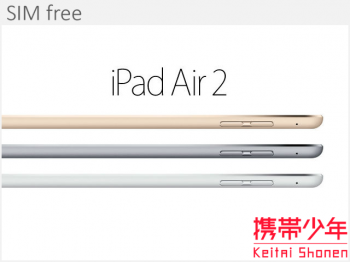 その他iPad Air 2 Wi-Fi Cellular 128GB SIMフリー画像
