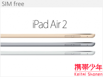その他iPad Air 2 Wi-Fi Cellular 128GB  SIMフリー画像
